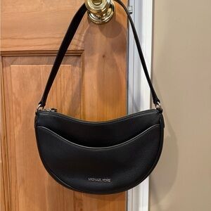Michael Kors Black Crescent Bag - New!